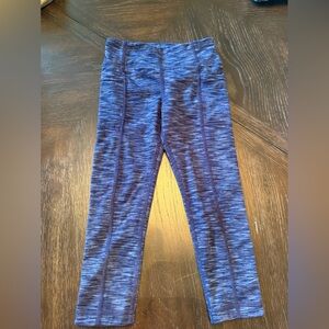 Primary Kids athletic Legging heathered Navy Size 4